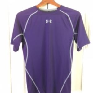 Under Armour compression Large Purple Heatgear